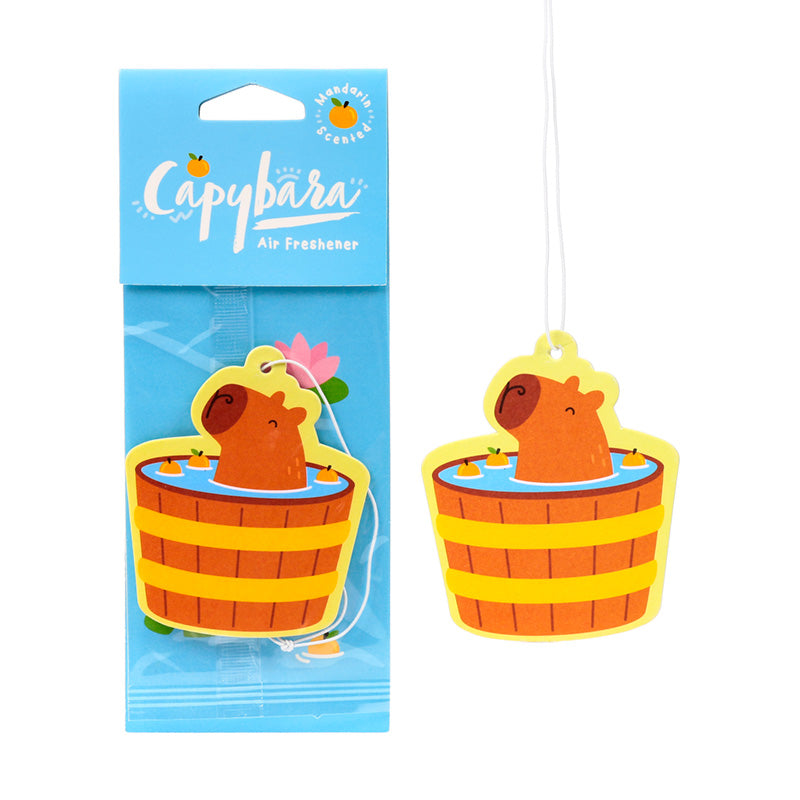 Mandarin Scented Capybara Air Freshener Close-Up