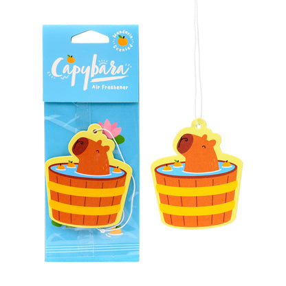 Mandarin Scented Capybara Air Freshener Close-Up