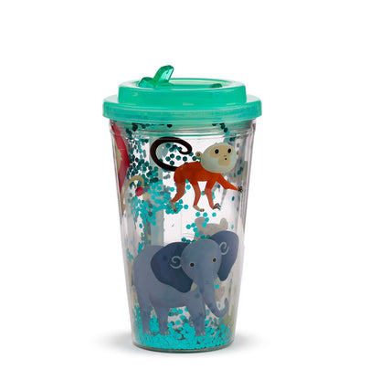 Zooniverse Double Walled Cup with Lid and Straw - Image 2