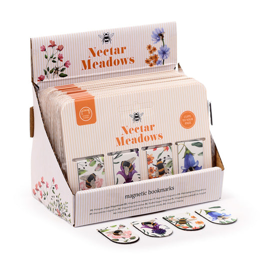 Magnetic Bookmark Set - Nectar Meadows design 1
