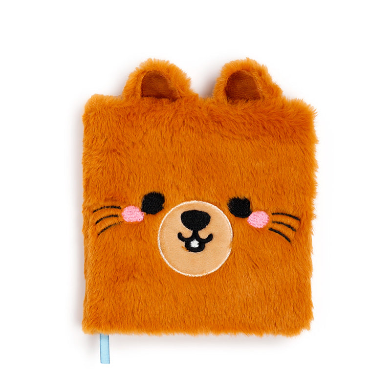 Open view of Adoramals Mimi the Marmot Plush Notebook
