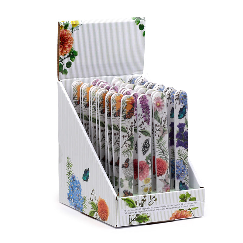 Butterfly Meadows Nail File with butterfly design