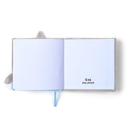 Adoramals Archie the Shark Plush Notebook with stationery