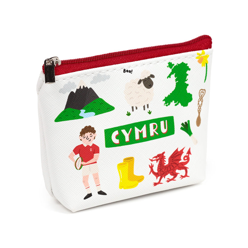 Compact Welsh Dragon purse for everyday use