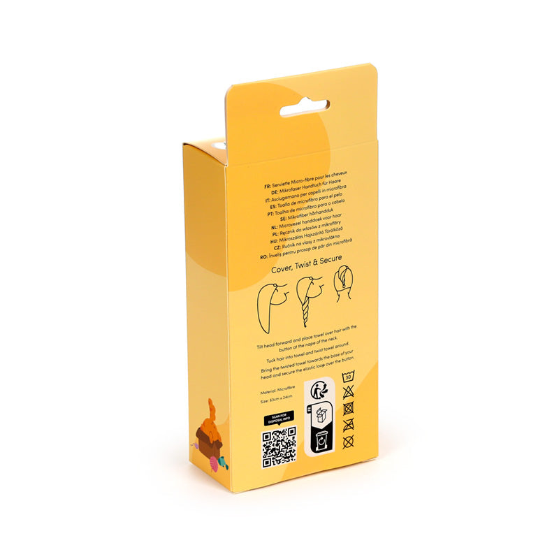 Giftable Beans & Co Cats Hair Wrap Towel