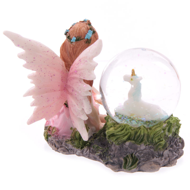 Charming Glitter Flower Fairy Waterball Ornament for home decor