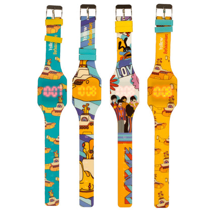 Yellow Submarine Silicone Digital Watch - Front View