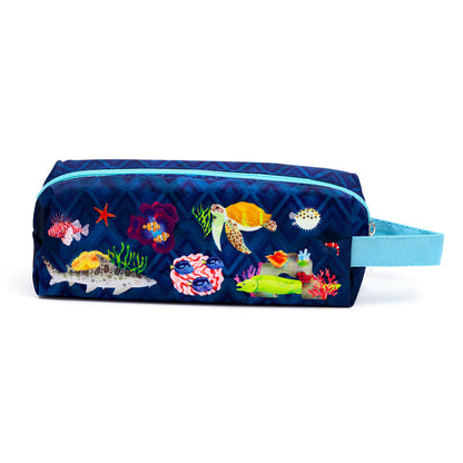 Marine Kingdom Pencil Case showcasing marine artwork