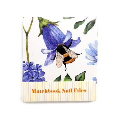 Nail File Matchbook with six mini files displayed