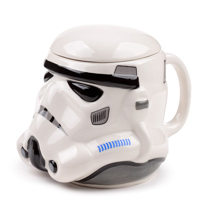 Ceramic Shaped Head Mug - Stormtrooper Helmet Front View