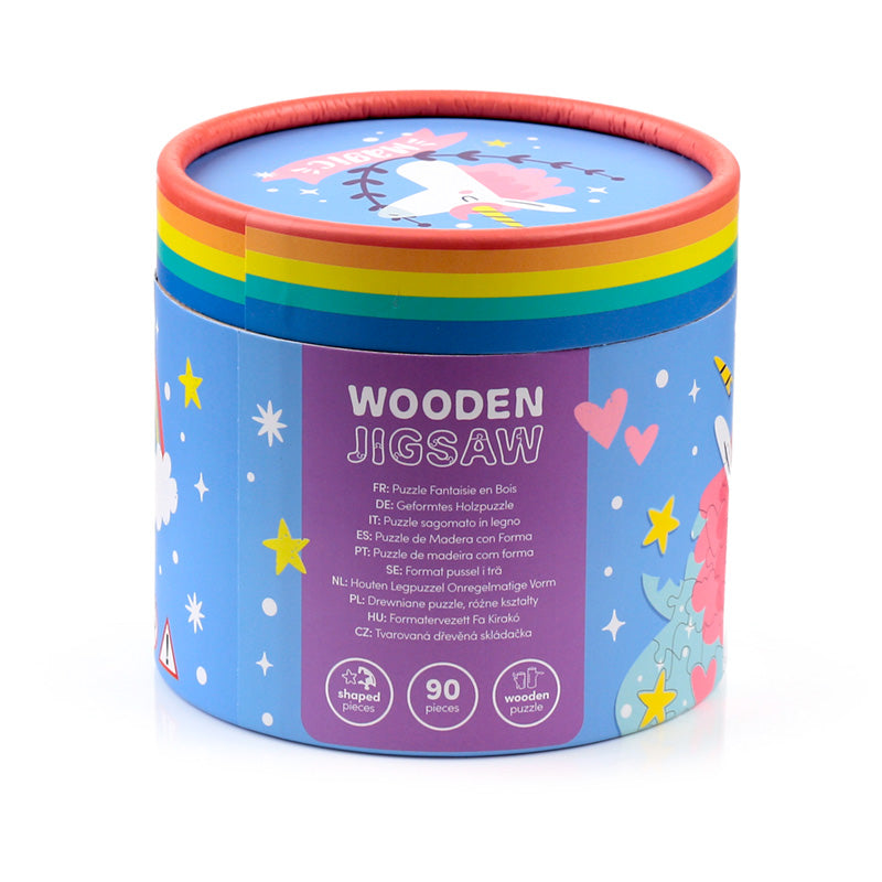 Close-up of Unicorn Magic Jigsaw Puzzle pieces