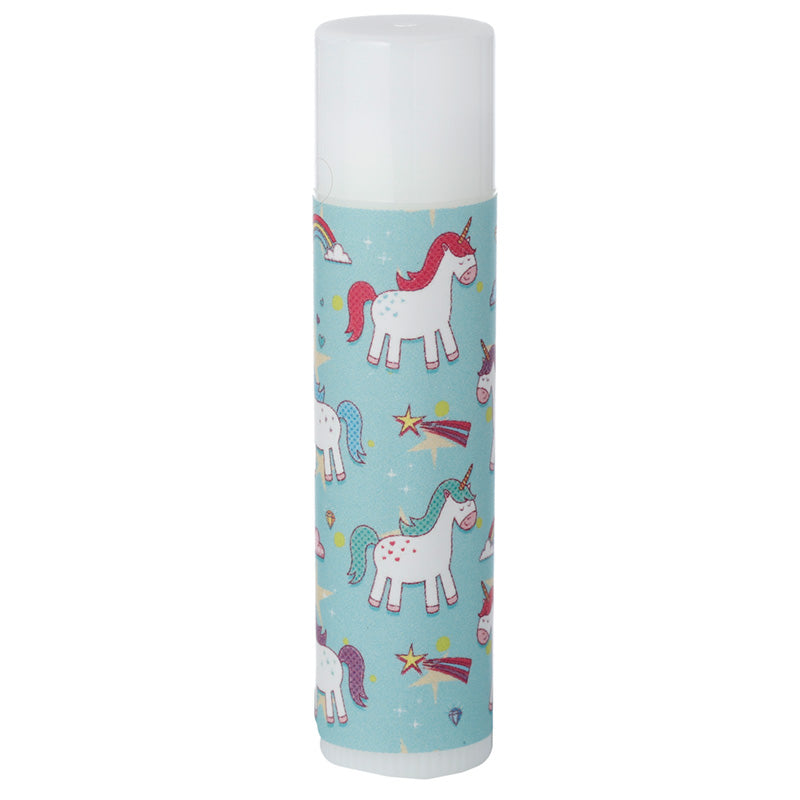 Close-up of Enchanted Rainbows Unicorn Lip Balm