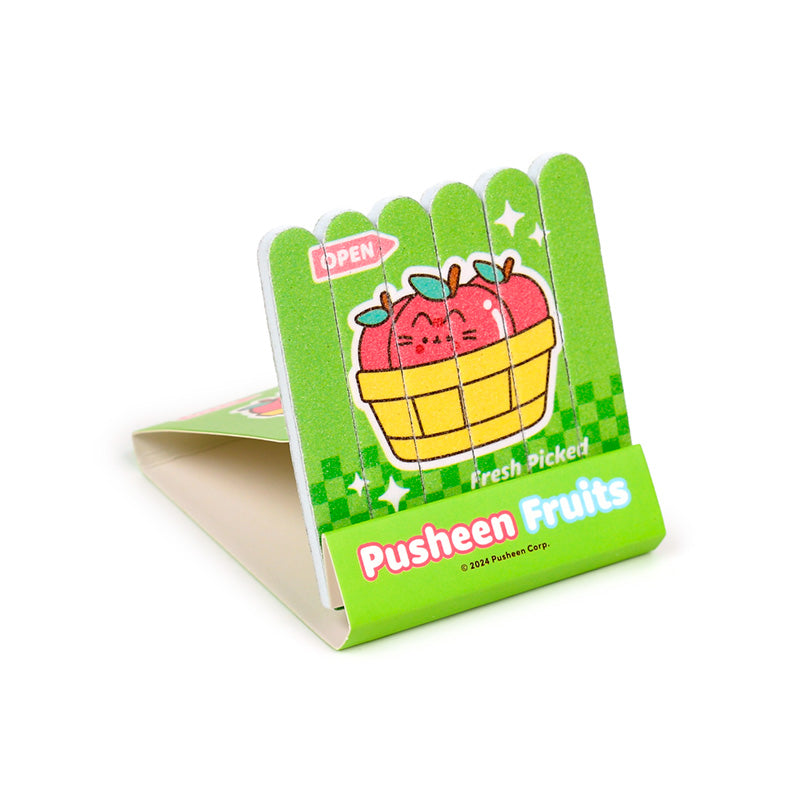 Pusheen the Cat Fruits Nail File Matchbook - Side View