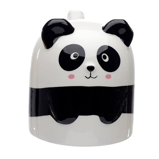 Novelty Upside Down Ceramic Mug with Panda Design