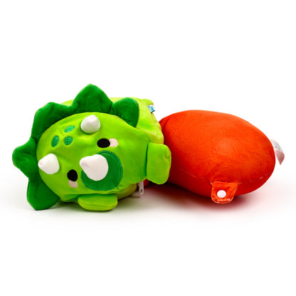 Huck the Dinosaur travel pillow for comfortable journeys