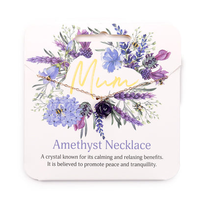 Beautifully crafted Nectar Meadows Mum Necklace