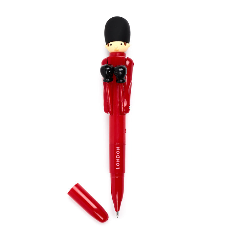 Playful design of the Boxing Pen - London Guardsman