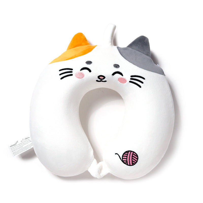 Adoramals Lola the Cat Travel Pillow side view