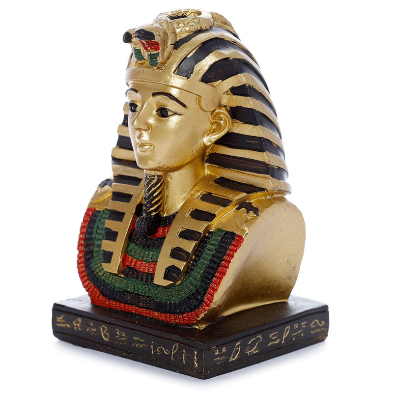 Intricate Tutankhamun Bust Home Decor