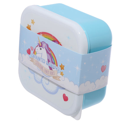 Food Safe Enchanting Rainbow Unicorn Lunch Box Set