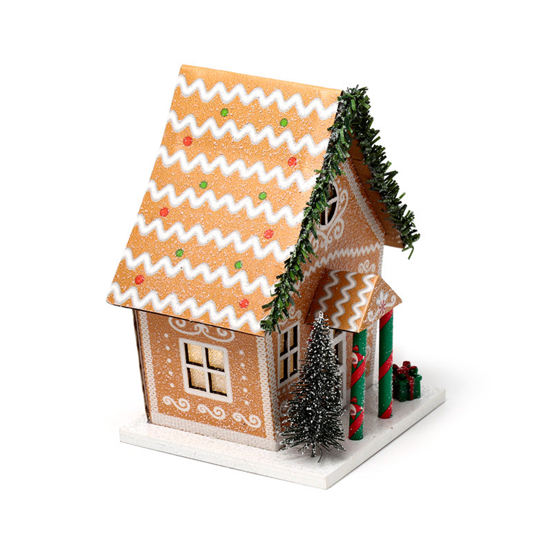 Collectible LED Gingerbread House decoration