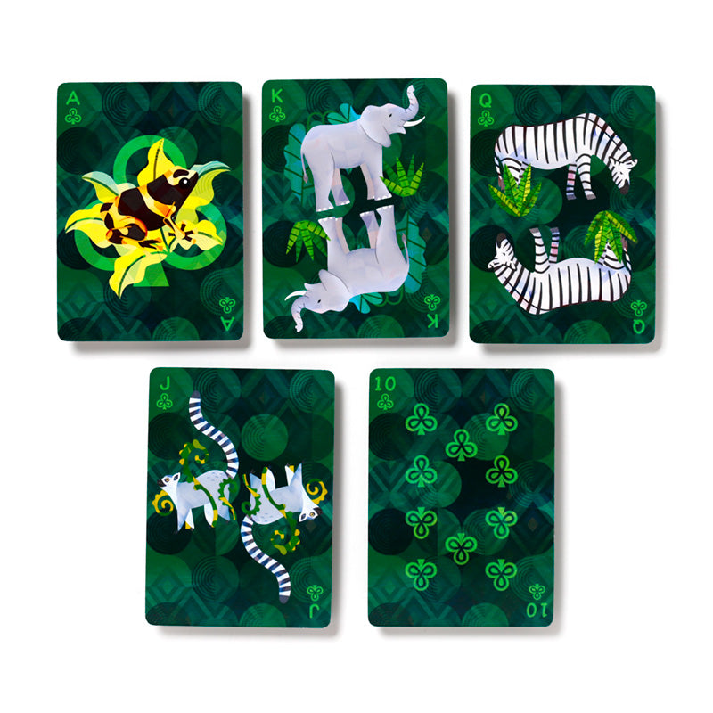Eco-friendly Animal Kingdom Playing Cards made from FSC materials