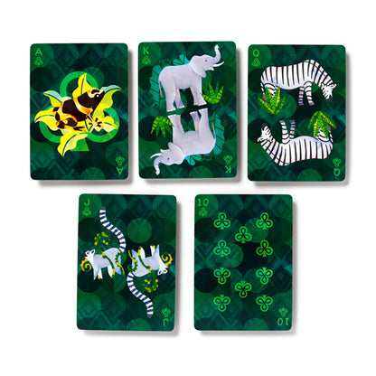 Eco-friendly Animal Kingdom Playing Cards made from FSC materials