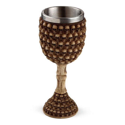 Multi Skull Decorative Goblet - Front View