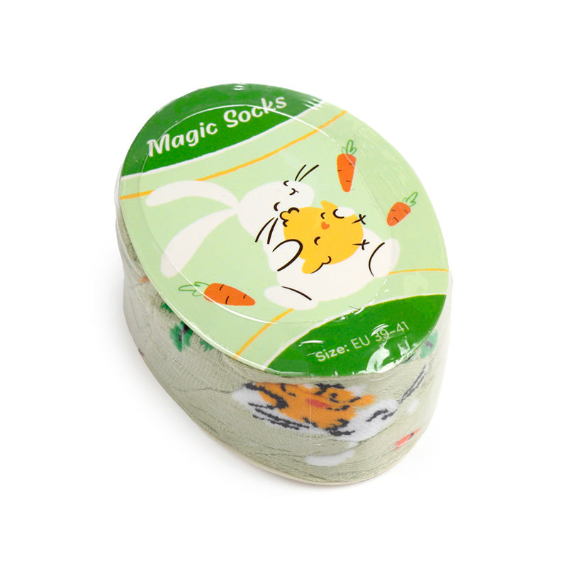 Unique Springtime Compressed Magic Socks