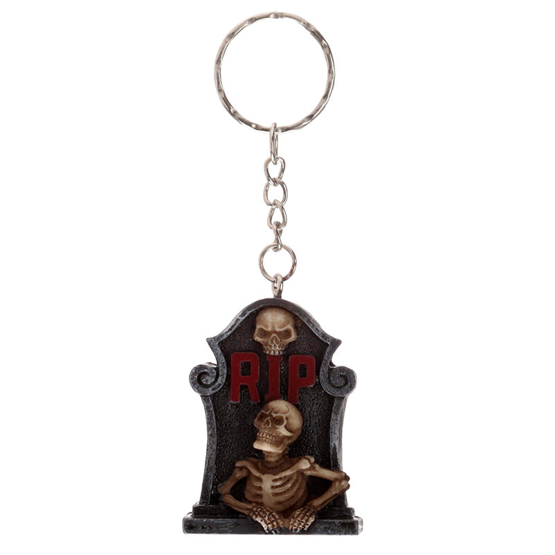 Unique skeleton keyring for Halloween decor