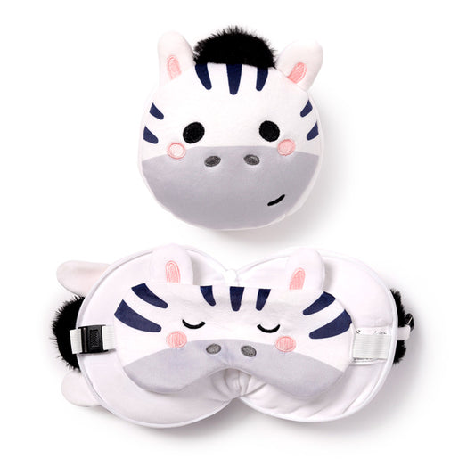 Relaxeazzz Travel Pillow featuring Adoramals Bali the Zebra
