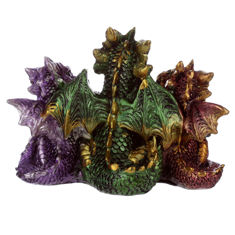 Whimsical baby dragons ornament for home decor