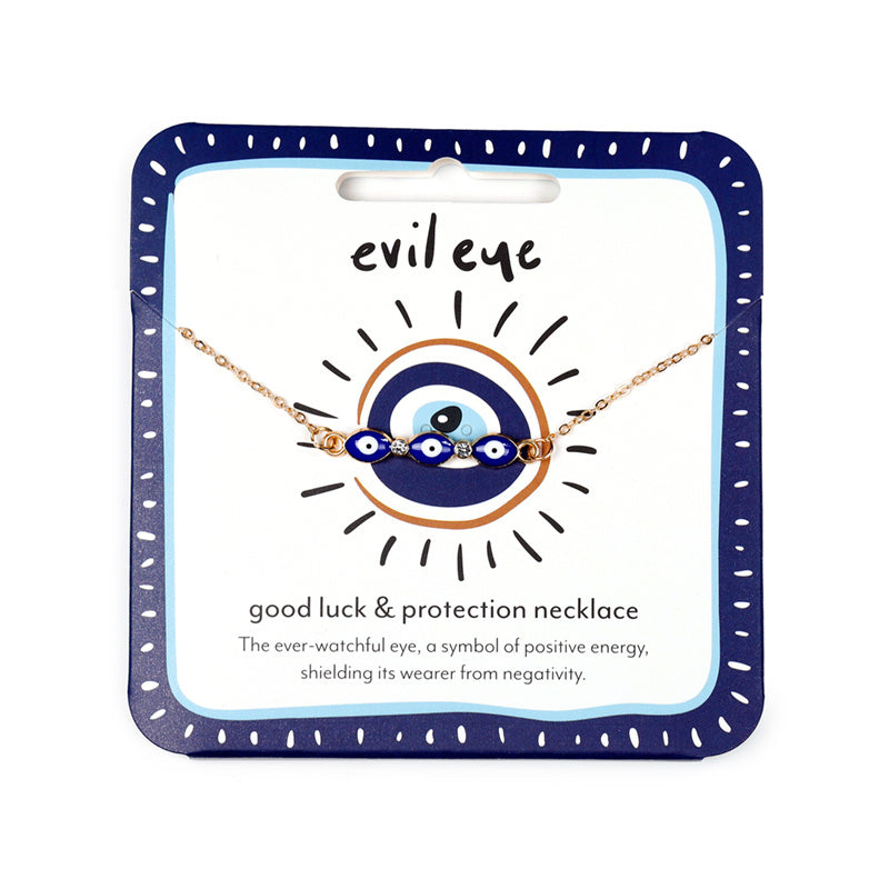 Detailed view of the Evil Eye Necklace