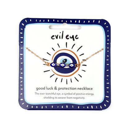 Detailed view of the Evil Eye Necklace