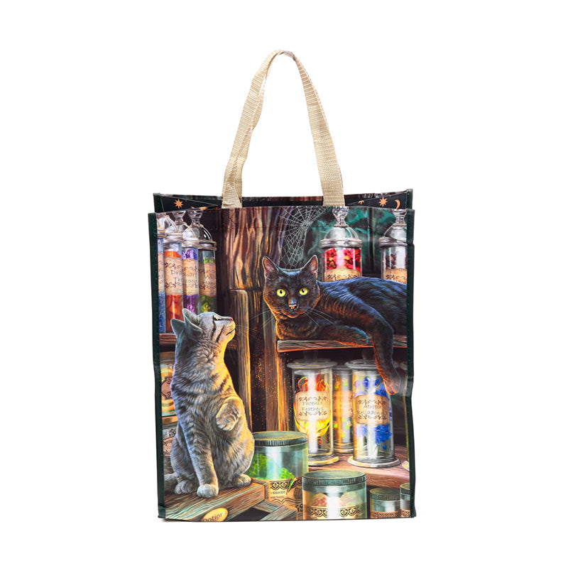 Durable handles of Lisa Parker Cat Shopping Bag