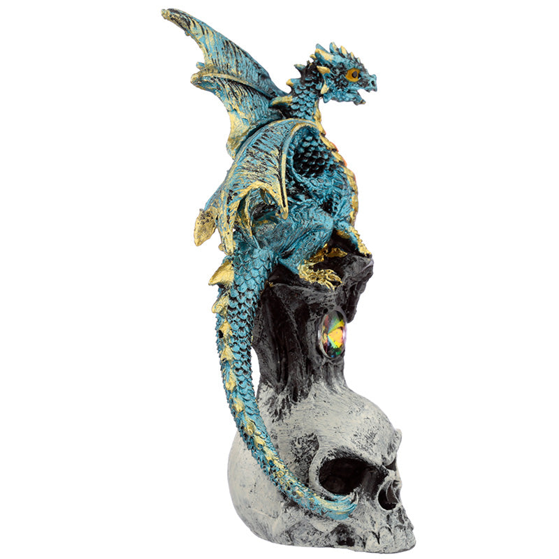 Skull Dragon Dark Legends Dragon Figurine with gothic accents
