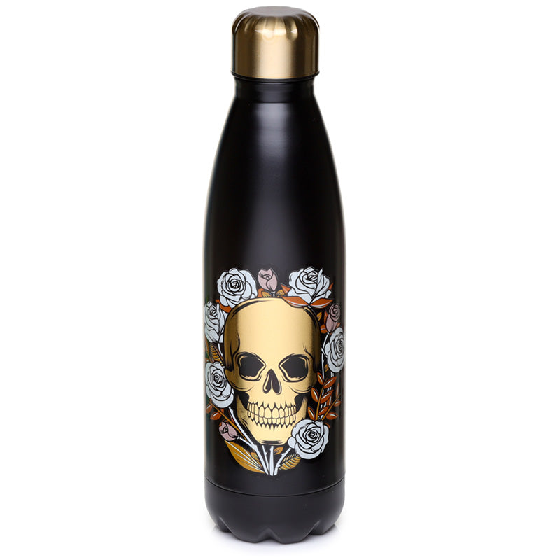 Skulls and Roses Reusable Insulated Drinks Bottle 500ml