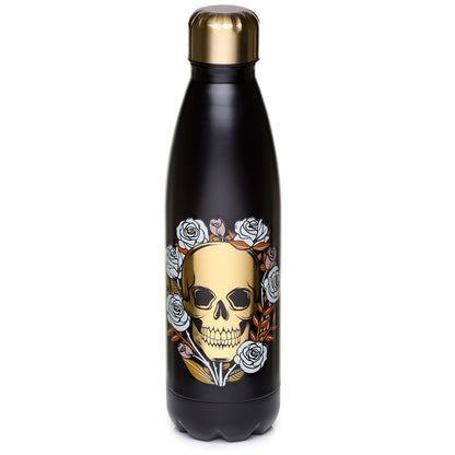 Skulls and Roses Reusable Insulated Drinks Bottle 500ml