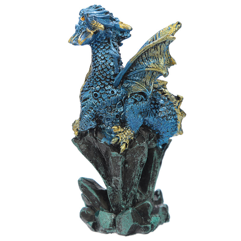 Rock Crystal Enchanted Nightmare Dragon Figurine as a gift
