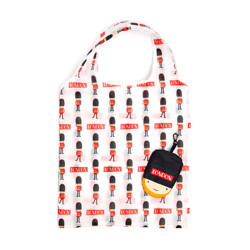 Compact pouch for London Souvenir Guardsman shopping bag