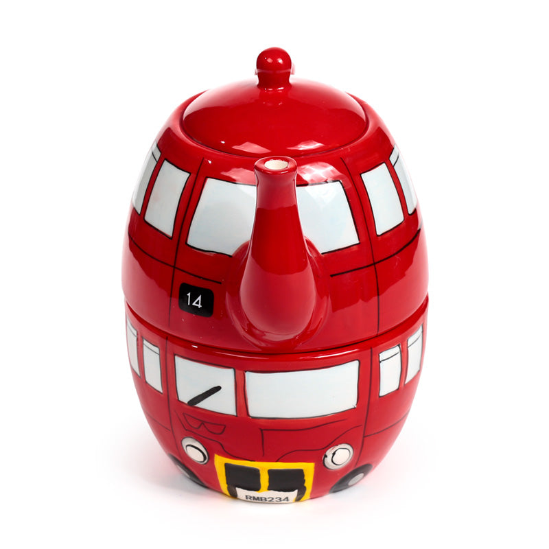 Routemaster Red Bus Teapot and Cup Set - decorative item