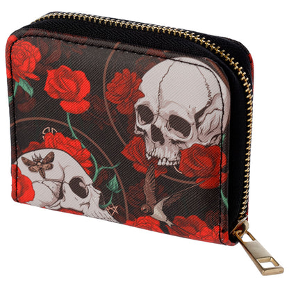 Interior view of Skulls and Roses Wallet