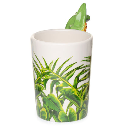 Whimsical Tree Frog Shaped Handle Mug