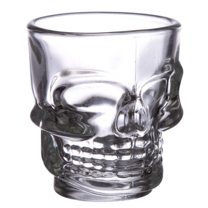Intricate skull design shot glass