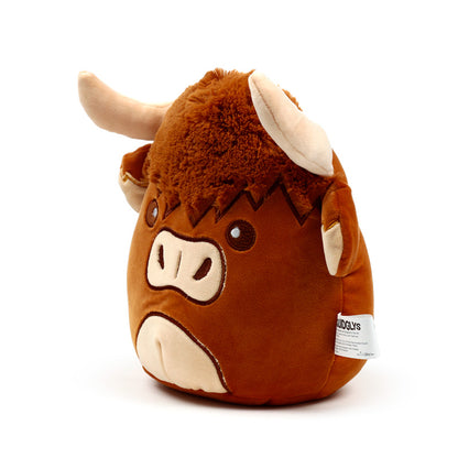 Cuddly Squidglys Highland Coo Cow plush toy