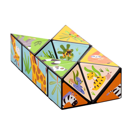 Puzzle Cube Toy - Zooniverse for enhancing skills