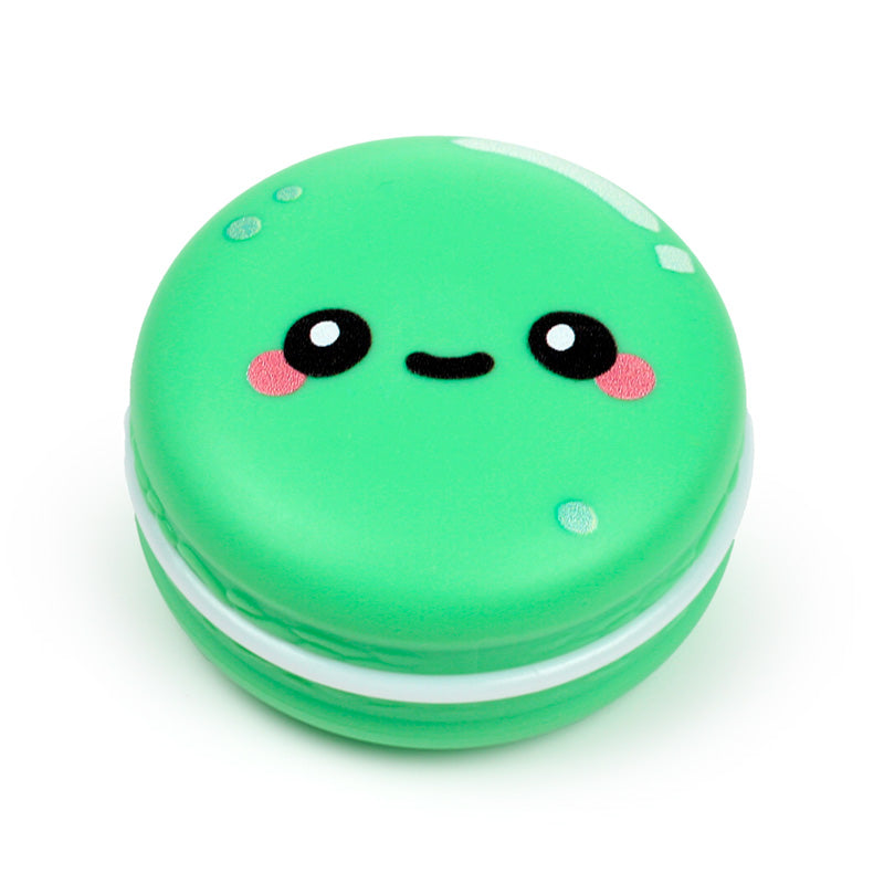 Foodiemals Macaron Lip Balm in a decorative setting