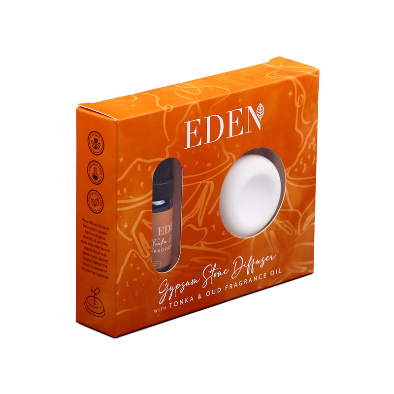 Wooden coaster with Gypsum Stone Diffuser