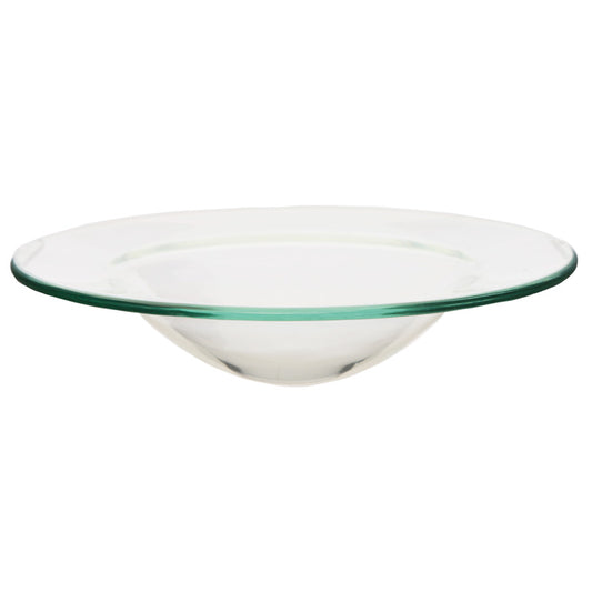 12cm Glass Oil Burner Dish with tea light