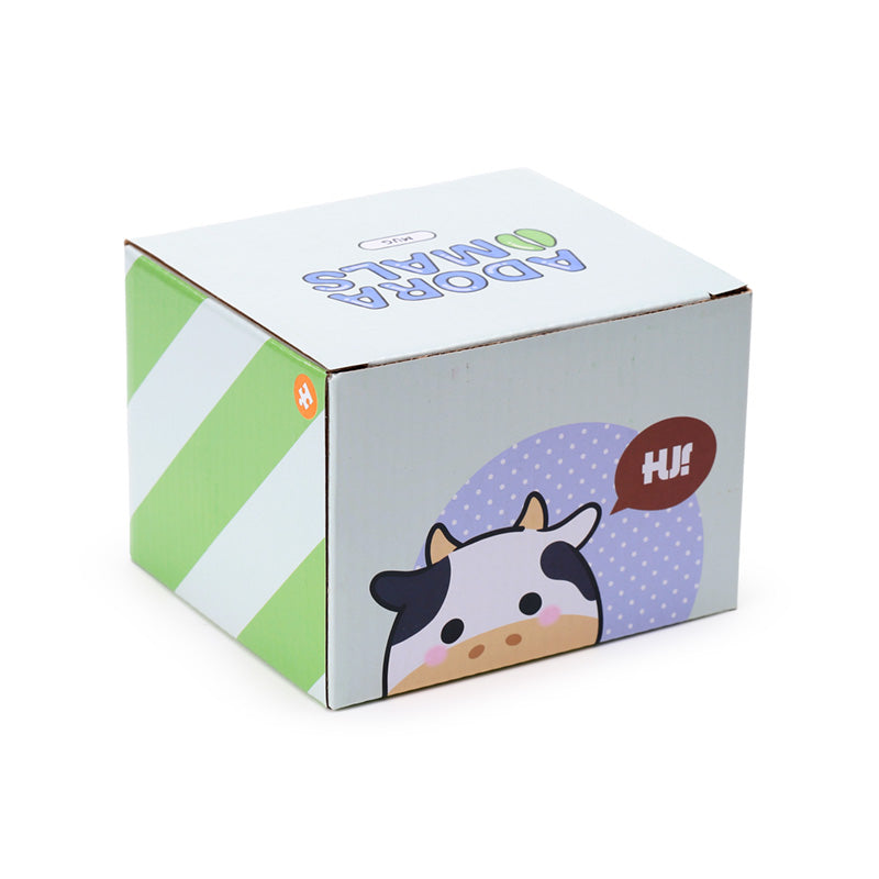 Collectible cow shaped mug for tea lovers